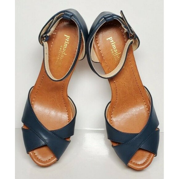 PRIMADONNA COLLECTION WOMEN'S SIZE EURO NEW /BOX 4.5 INCH HEEL  BLUE  07981 - Picture 4 of 12